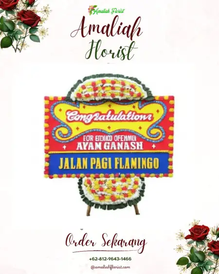 Sewa Papan Bunga Melikan
